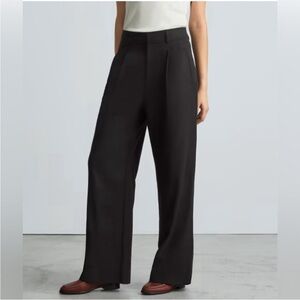Everlane Elegant Black Women's Wide-Leg Pants